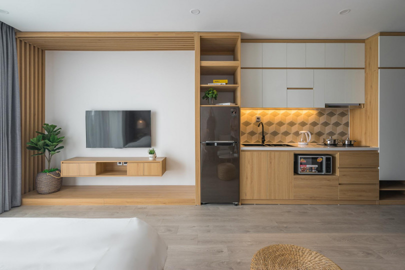 Cho thuê căn 2PN giá 11.5tr tại Green Star Phạm Văn Đồng
